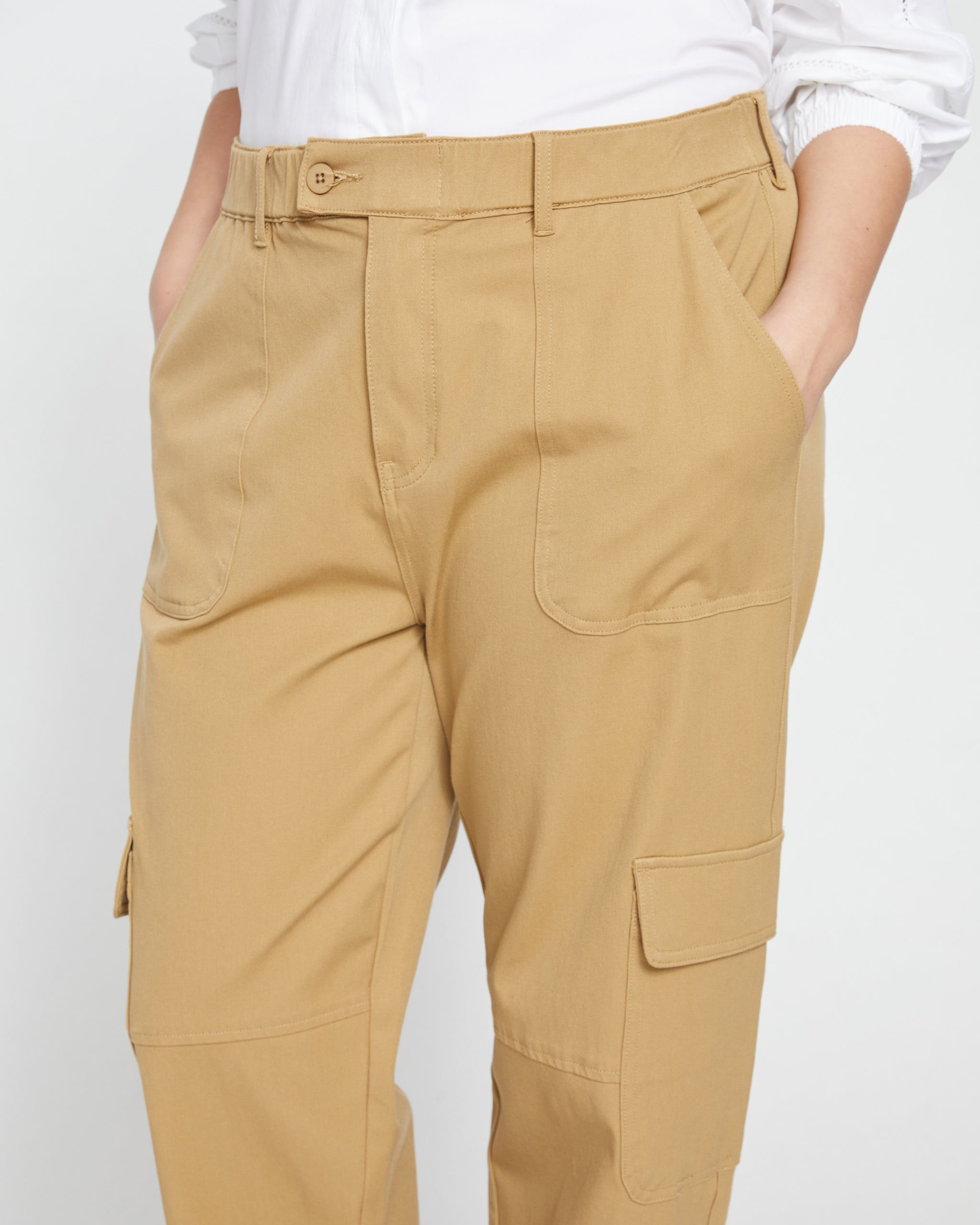 Buy Cream Cargo Pants for Men Online in India -Beyoung